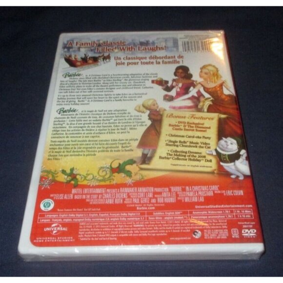 Barbie in A Christmas Carol (DVD, 2015, Canadian) (unopened) - Picture 2 of 3